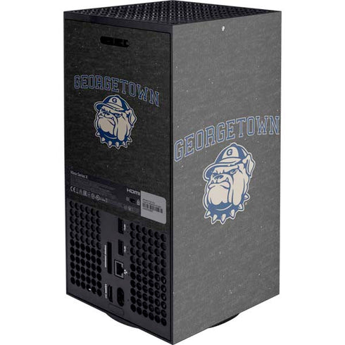 Georgetown University Hoyas Bulldog Xbox Series X Console Skin