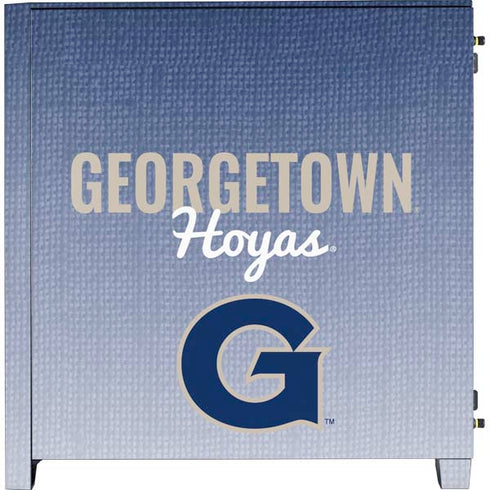 Georgetown University Hoyas Corsair 4000D Tempered Glass Mid-Tower ATX Case Skin
