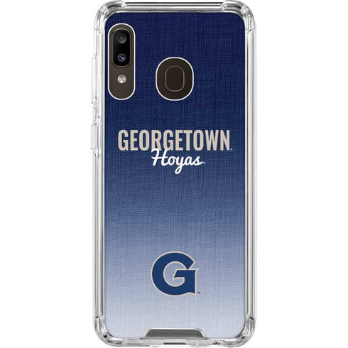 Georgetown University Hoyas Galaxy A30 Clear Case
