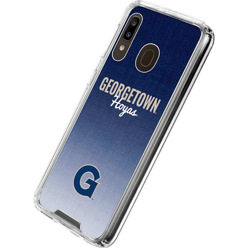 Georgetown University Hoyas Galaxy A30 Clear Case