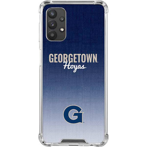 Georgetown University Hoyas Galaxy A32 5G Clear Case