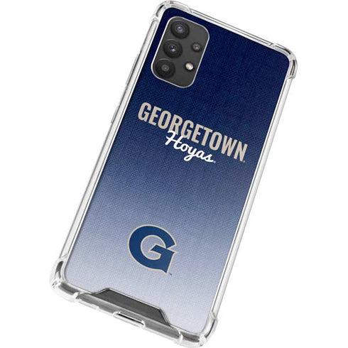 Georgetown University Hoyas Galaxy A32 5G Clear Case