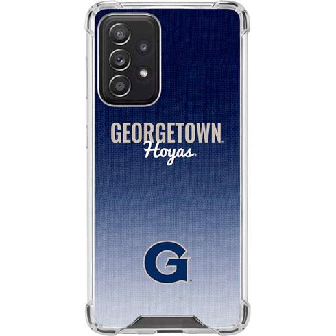 Georgetown University Hoyas Galaxy A52 5G Clear Case