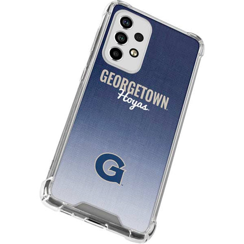 Georgetown University Hoyas Galaxy A53 5G Clear Case