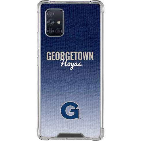 Georgetown University Hoyas Galaxy A71 5G Clear Case