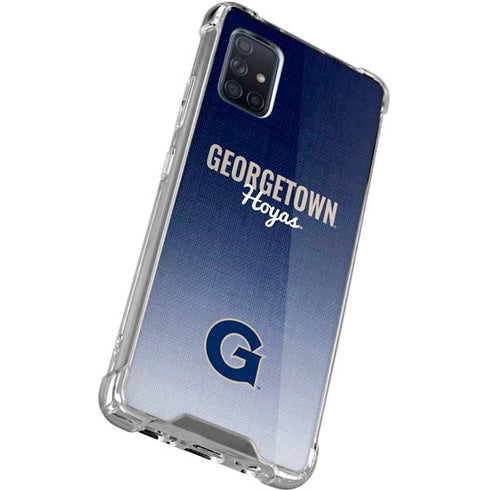 Georgetown University Hoyas Galaxy A71 5G Clear Case