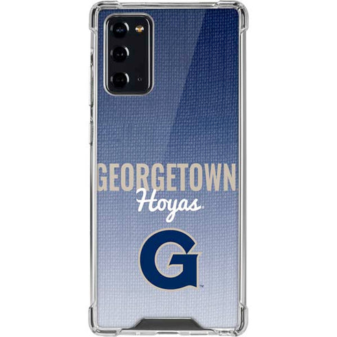 Georgetown University Hoyas Galaxy Note20 5G Clear Case