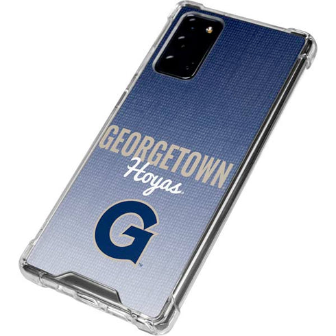 Georgetown University Hoyas Galaxy Note20 5G Clear Case