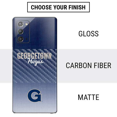 Georgetown University Hoyas Galaxy Note20 5G Skin