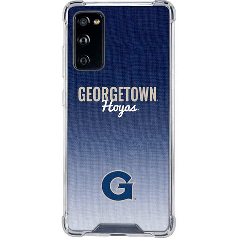 Georgetown University Hoyas Galaxy S20 FE Clear Case