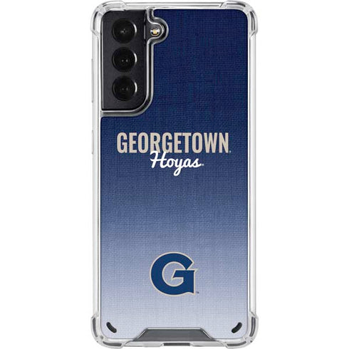Georgetown University Hoyas Galaxy S21 5G Clear Case