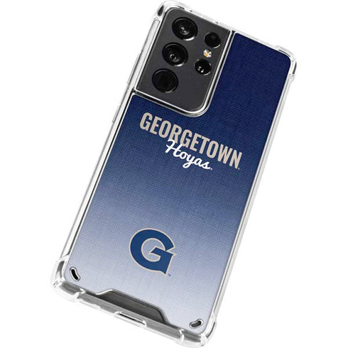 Georgetown University Hoyas Galaxy S21 Ultra 5G Clear Case