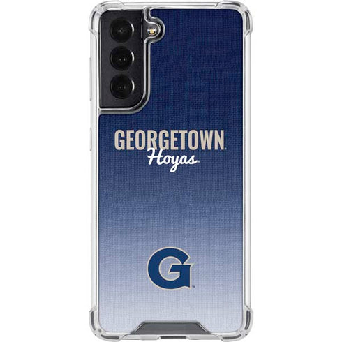 Georgetown University Hoyas Galaxy S22 Clear Case