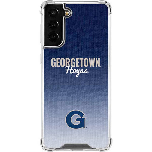 Georgetown University Hoyas Galaxy S22 Plus Clear Case