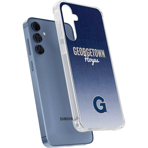 Georgetown University Hoyas Galaxy S24 Clear Case