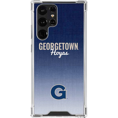 Georgetown University Hoyas Galaxy S24 Ultra Clear Case