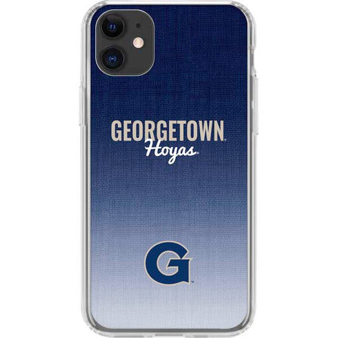 Georgetown University Hoyas iPhone 11 Clear Case
