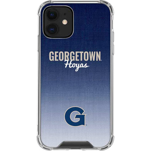 Georgetown University Hoyas iPhone 12 Clear Case