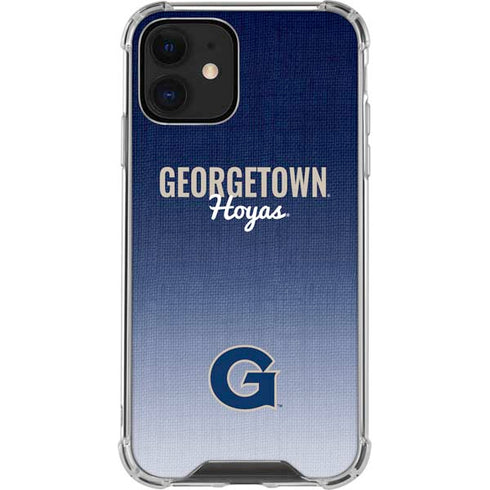Georgetown University Hoyas iPhone 12 Mini Clear Case