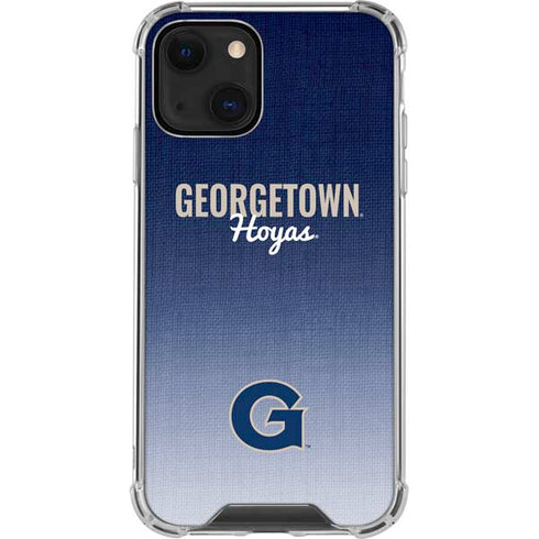 Georgetown University Hoyas iPhone 13 Mini Clear Case
