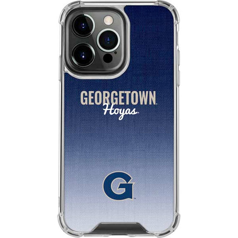 Georgetown University Hoyas iPhone 13 Pro Clear Case