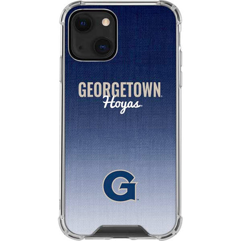 Georgetown University Hoyas iPhone 14 Plus Clear Case