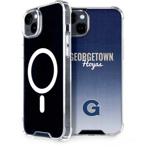 Georgetown University Hoyas iPhone 15 Plus MagSafe Case