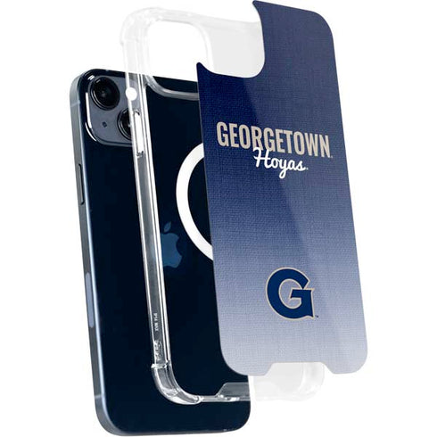 Georgetown University Hoyas iPhone 14 Plus MagSafe Case