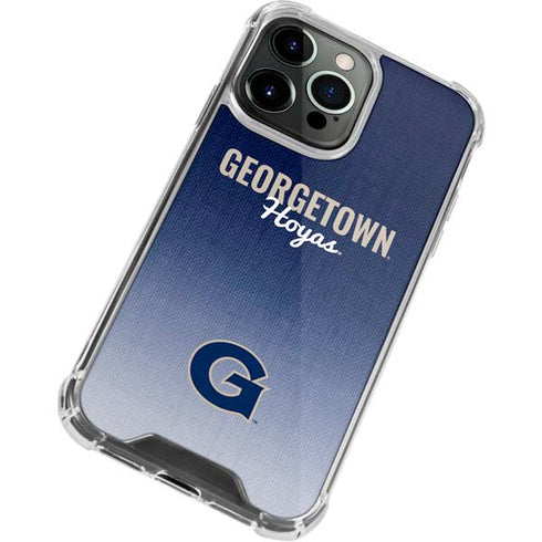 Georgetown University Hoyas iPhone 15 Pro Clear Case