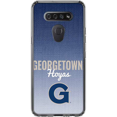Georgetown University Hoyas LG K51/Q51 Clear Case