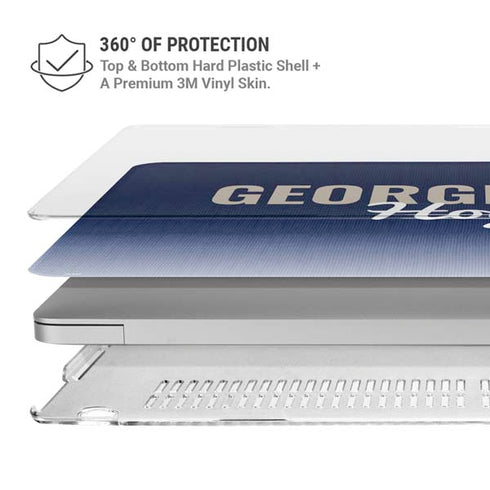 Georgetown University Hoyas MacBook Air 13in M1 (2021) Case plus Skin