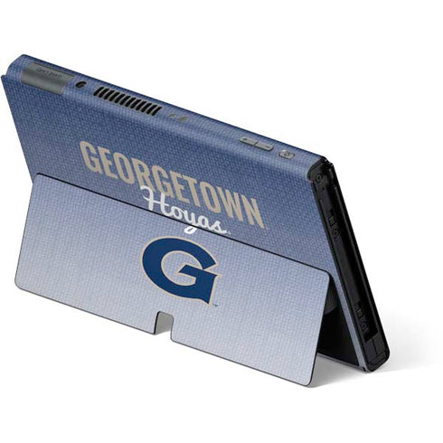 Georgetown University Hoyas Nintendo Switch OLED (2021) Skin