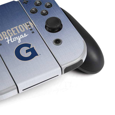 Georgetown University Hoyas Nintendo Switch OLED (2021) Skin