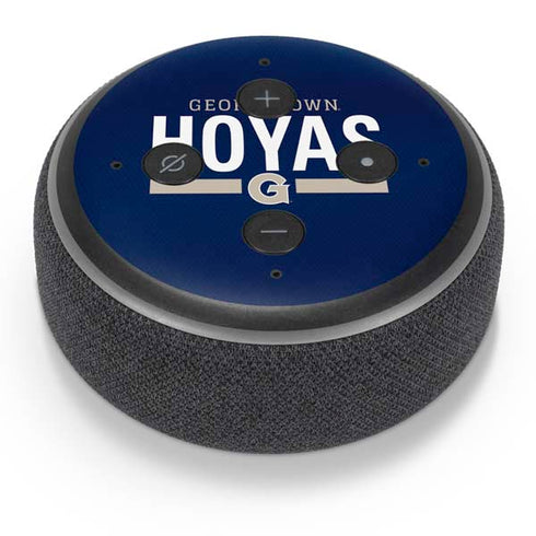 Georgetown University Hoyas Stripe Amazon Echo Dot Skin