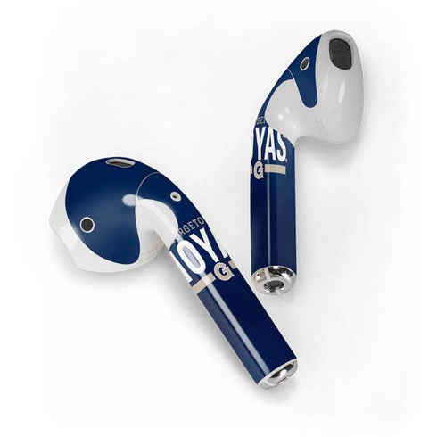 Georgetown University Hoyas Stripe Apple AirPods Skin