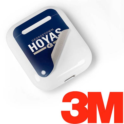 Georgetown University Hoyas Stripe Apple AirPods Skin