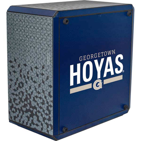 Georgetown University Hoyas Stripe Cooler Master MasterBox Q300L Mini Tower Skin