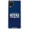 Georgetown University Hoyas Stripe Galaxy A12 Clear Case