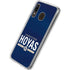 Georgetown University Hoyas Stripe Galaxy A20 Clear Case