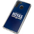 Georgetown University Hoyas Stripe Galaxy A21 Clear Case