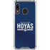 Georgetown University Hoyas Stripe Galaxy A30 Clear Case