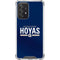 Georgetown University Hoyas Stripe Galaxy A52 5G Clear Case