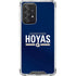 Georgetown University Hoyas Stripe Galaxy A52 5G Clear Case