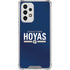 Georgetown University Hoyas Stripe Galaxy A53 5G Clear Case