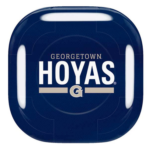 Georgetown University Hoyas Stripe Galaxy Buds Pro Skin