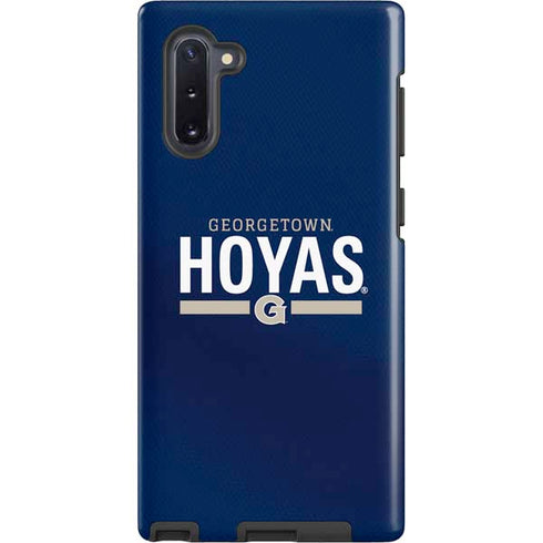 Georgetown University Hoyas Stripe Galaxy Note 10 Pro Case