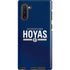 Georgetown University Hoyas Stripe Galaxy Note 10 Pro Case