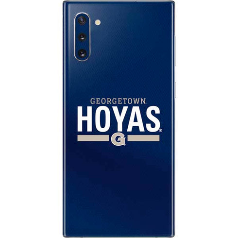 Georgetown University Hoyas Stripe Galaxy Note 10 Skin