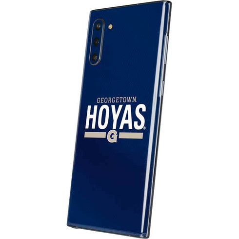 Georgetown University Hoyas Stripe Galaxy Note 10 Skin