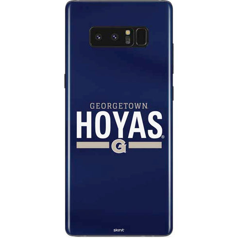 Georgetown University Hoyas Stripe Galaxy Note 8 Skin